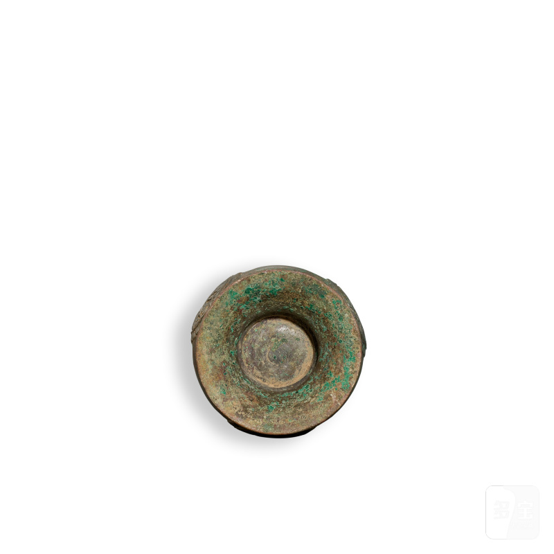 A parcel silvery bronze 'Jivajivaka' vase, Liao dynasty | 遼 銅局部鎏銀共命鳥蓮瓣紋瓶 - 图4